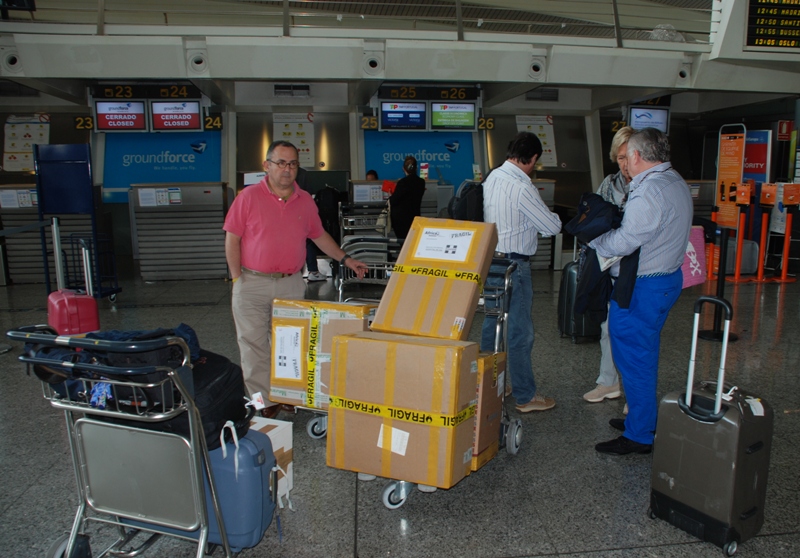 La VI expedición de AA parte hacia Sal desde Loiu, Bilbao VI expedición hacia Sal desde Loiu 3