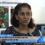 Ministra de Saude en la RTC