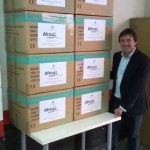 Donación 16.000 mascarillas para la Isla de Fogo