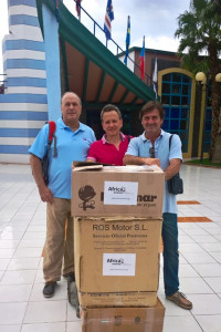 El equipo de Voluntarios de la 17ª del MSCV en el hotel de Sal
