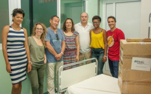 Voluntarios de la 20ª MSCV en el Hospital de Sal