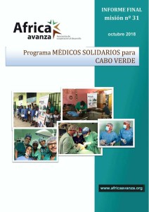 Portada Relatorio 31 Fase MSCV Octubre 2018