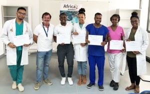 Entrega diplomas formación en Ecografia isla de Sal 02